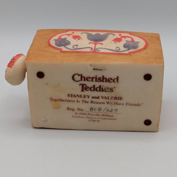 Cherished Teddies Stanley and Valerie "Togetherness is the Reason" (476676) 1998 - Picture 9 of 12